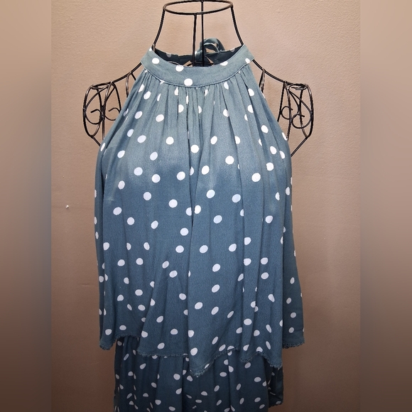 Polka Dot Halter Jumper - Picture 10 of 11